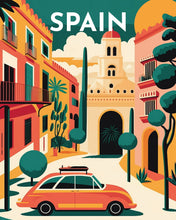 Load image into Gallery viewer, Diamond Painting - Travel Poster Seville