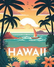 Load image into Gallery viewer, Diamond Painting - Travel Poster Hawaii