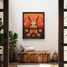 Load image into Gallery viewer, Diamond Painting - Rabbit Art Deco