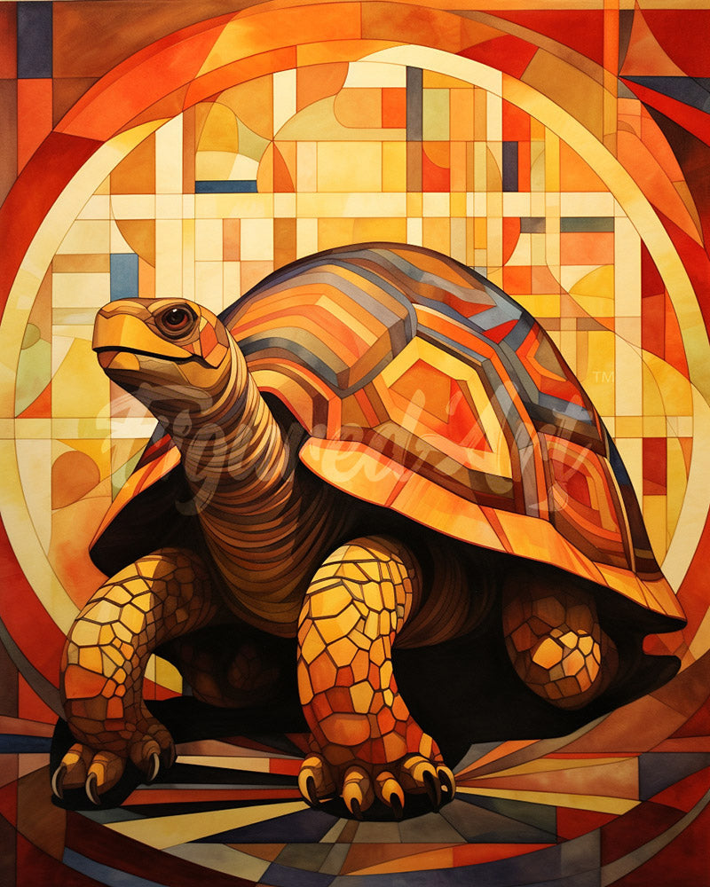 Diamond Painting - Tortoise Art Deco