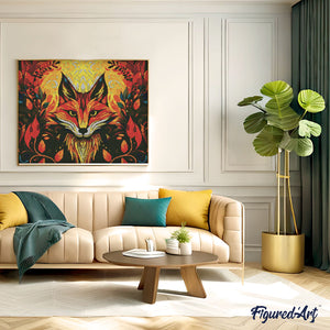 Diamond Painting - Fox Art Deco