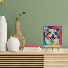 Load image into Gallery viewer, Mini Diamond Painting 25x25cm - Dog Abstract Pop Art