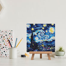 Load image into Gallery viewer, Mini Diamond Painting 25x25cm - Vibrant Starry Night