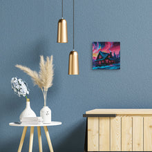 Load image into Gallery viewer, Mini Diamond Painting 25x25cm - House under Aurora Sky