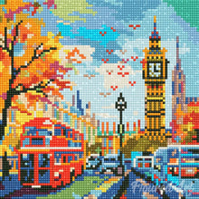 Load image into Gallery viewer, Mini Diamond Painting 25x25cm - Autumn in London City