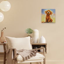 Load image into Gallery viewer, Mini Diamond Painting 25x25cm - Cute Golden Retriever Pup