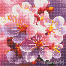 Load image into Gallery viewer, Mini Diamond Painting 25x25cm - Cherry Blossom Bloom