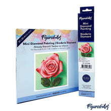 Load image into Gallery viewer, Mini Diamond Painting 25x25cm - Stunning Pink Rose