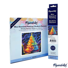 Load image into Gallery viewer, Mini Diamond Painting 25x25cm - Colourful Christmas Tree