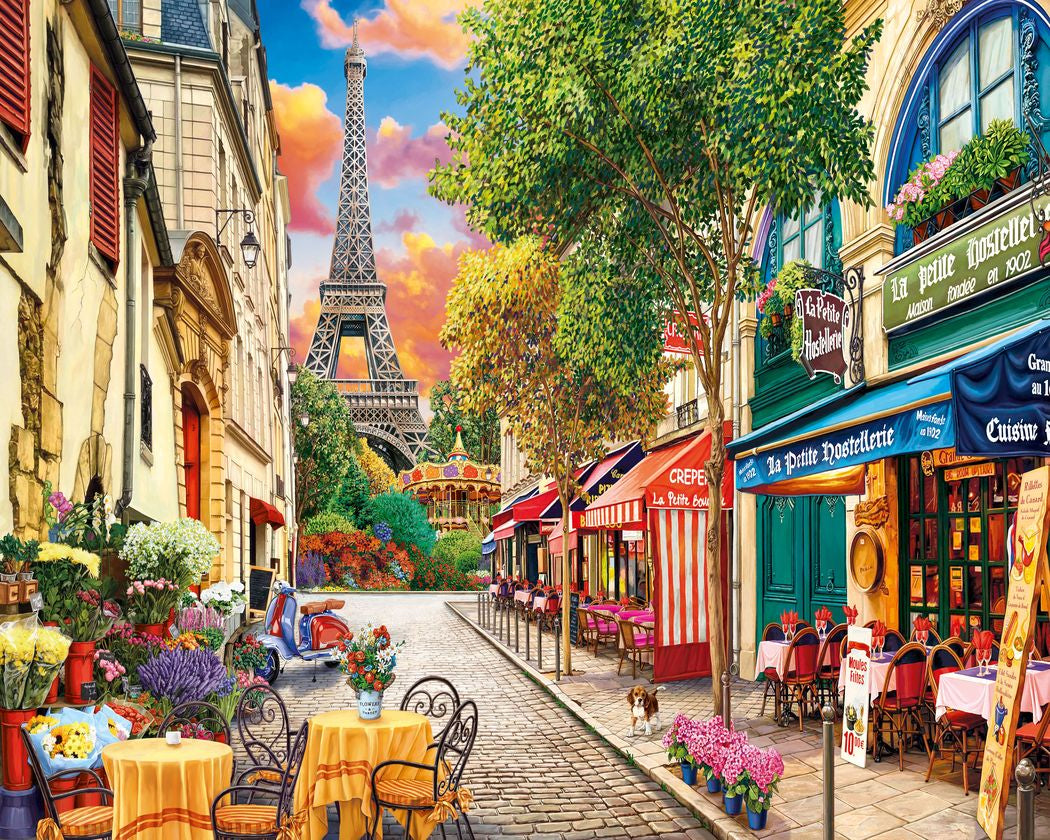 Paint by numbers Paris Alley Figured'Art new arrivals, advanced, cities