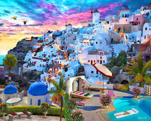 Load image into Gallery viewer, Paint by numbers | Greece landscape | advanced new arrivals landscapes cities | Figured&#39;Art