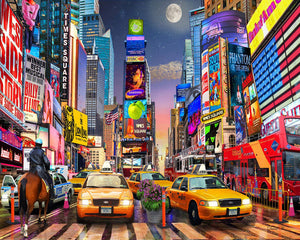 Paint by numbers | Night in Timesquare | advanced new arrivals landscapes cities | Figured'Art