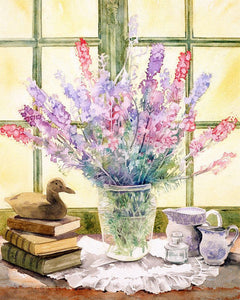 Paint by numbers | Lupine bouquet | flowers intermediate new arrivals | Figured'Art