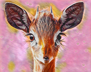 Paint by numbers | Cute doe | animals intermediate new arrivals deer | Figured'Art