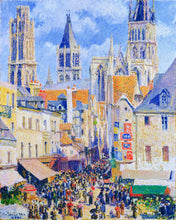 Load image into Gallery viewer, Paint by numbers | Rue de l&#39;Épicerie Rouen - Camille Pissarro | advanced new arrivals reproduction cities | Figured&#39;Art