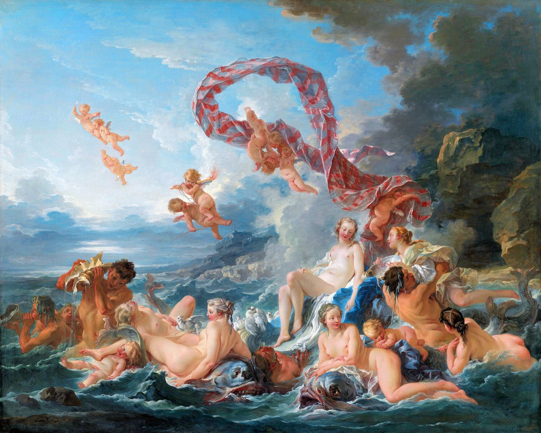 Paint by numbers | The triumph of Venus - François Boucher | intermediate new arrivals reproduction | Figured'Art