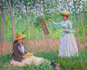 Stamped Cross Stitch Kit - In the woods of Giverny - Monet