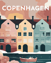 Load image into Gallery viewer, Paint by Numbers - Travel Poster Copenhagen