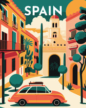 Load image into Gallery viewer, Paint by Numbers - Travel Poster Seville