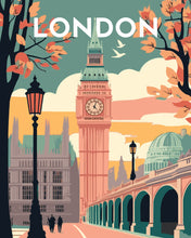 Load image into Gallery viewer, Paint by Numbers - Travel Poster London 2