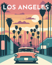 Load image into Gallery viewer, Paint by Numbers - Travel Poster Los Angeles