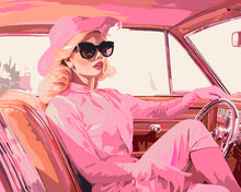 Load image into Gallery viewer, Paint by numbers kit Diva&#39;s Pink Joyride Figured&#39;Art UK