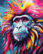 Load image into Gallery viewer, Paint by numbers kit Colourful Abstract Baboon Figured&#39;Art UK