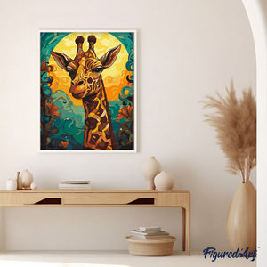 Giraffe Art Deco