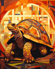 Load image into Gallery viewer, Paint by numbers kit for adults Turtle Art Deco Figured&#39;Art UK