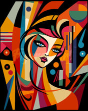 Load image into Gallery viewer, Paint by numbers kit for adults Picasso Style Abstract Woman Figured&#39;Art UK