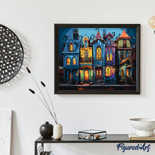 Load image into Gallery viewer, Colourful Gothic Houses