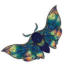 Load image into Gallery viewer, Wooden Puzzle - Azure Butterfly