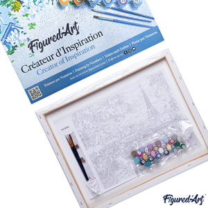 paint by numbers | Forest and Snow | advanced landscapes new arrivals winter | FiguredArt