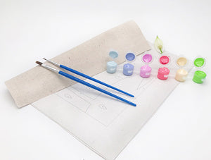 Paint by numbers | Children Painting kit Pig | kids easy | Figured'Art
