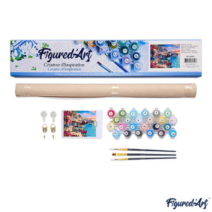 paint by numbers | Frog returning from shopping | animals easy frogs | FiguredArt