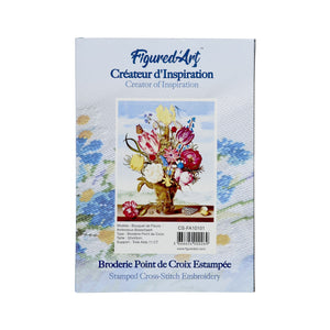 Stamped Cross Stitch Kit - Landscape at Les Pâtis - Camille Pissarro