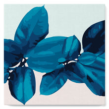 Load image into Gallery viewer, Mini Paint by numbers Foliage Plant 20x20cm already framed