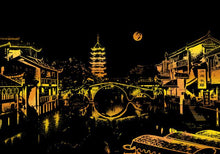 Load image into Gallery viewer, Scratch Painting - Jiangnan Water Town