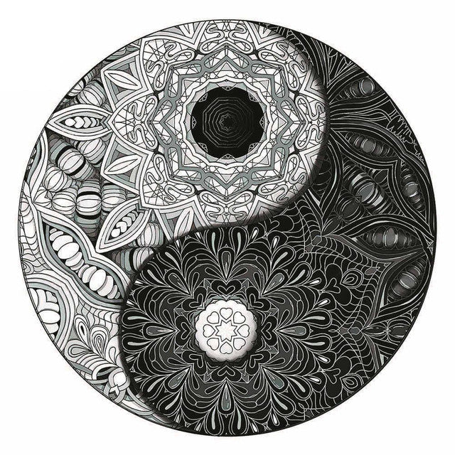BALDMAN☯️ Wooden Puzzle - Zen Yin Yang – Figured'Art