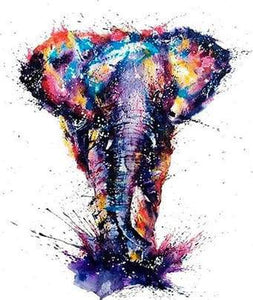 paint by numbers | Acrylic Asian Elephant | advanced animals elephants new arrivals | FiguredArt