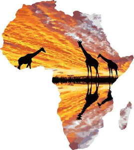 paint by numbers | Africa and Giraffes | animals easy giraffes landscapes new arrivals | FiguredArt
