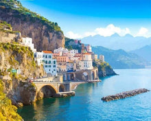 Load image into Gallery viewer, paint by numbers | Amalfi Cityscape | advanced landscapes | FiguredArt