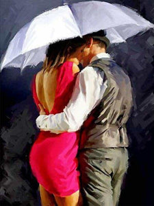 Paint by numbers | Lovers kissing | intermediate romance | Figured'Art