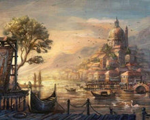 Load image into Gallery viewer, paint by numbers | Ancient Harbor | advanced cities | FiguredArt