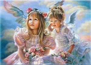 paint by numbers | Angels | advanced portrait religion romance | FiguredArt