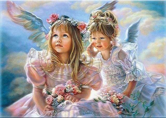 paint by numbers | Angels | advanced portrait religion romance | FiguredArt