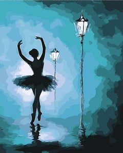 paint by numbers | Ballet under Streetlights | dance easy | FiguredArt