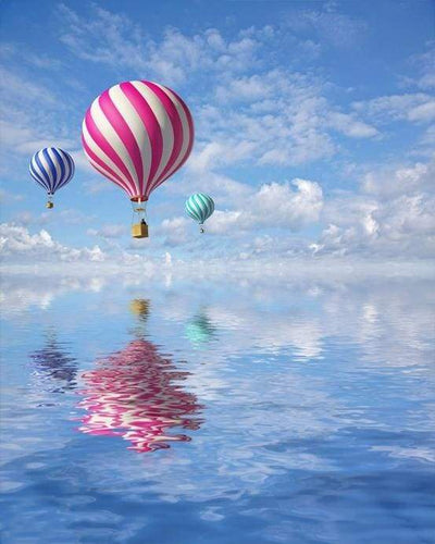 paint by numbers | Balloon Flight | advanced landscapes | FiguredArt