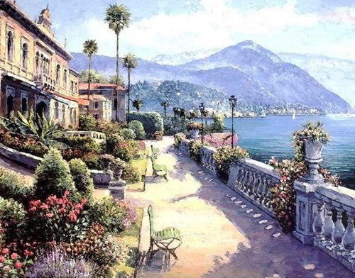 paint by numbers | Beautiful Coastal Landscape | advanced cities landscapes | FiguredArt