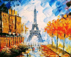 paint by numbers | Beautiful Eiffel Tower | advanced cities | FiguredArt